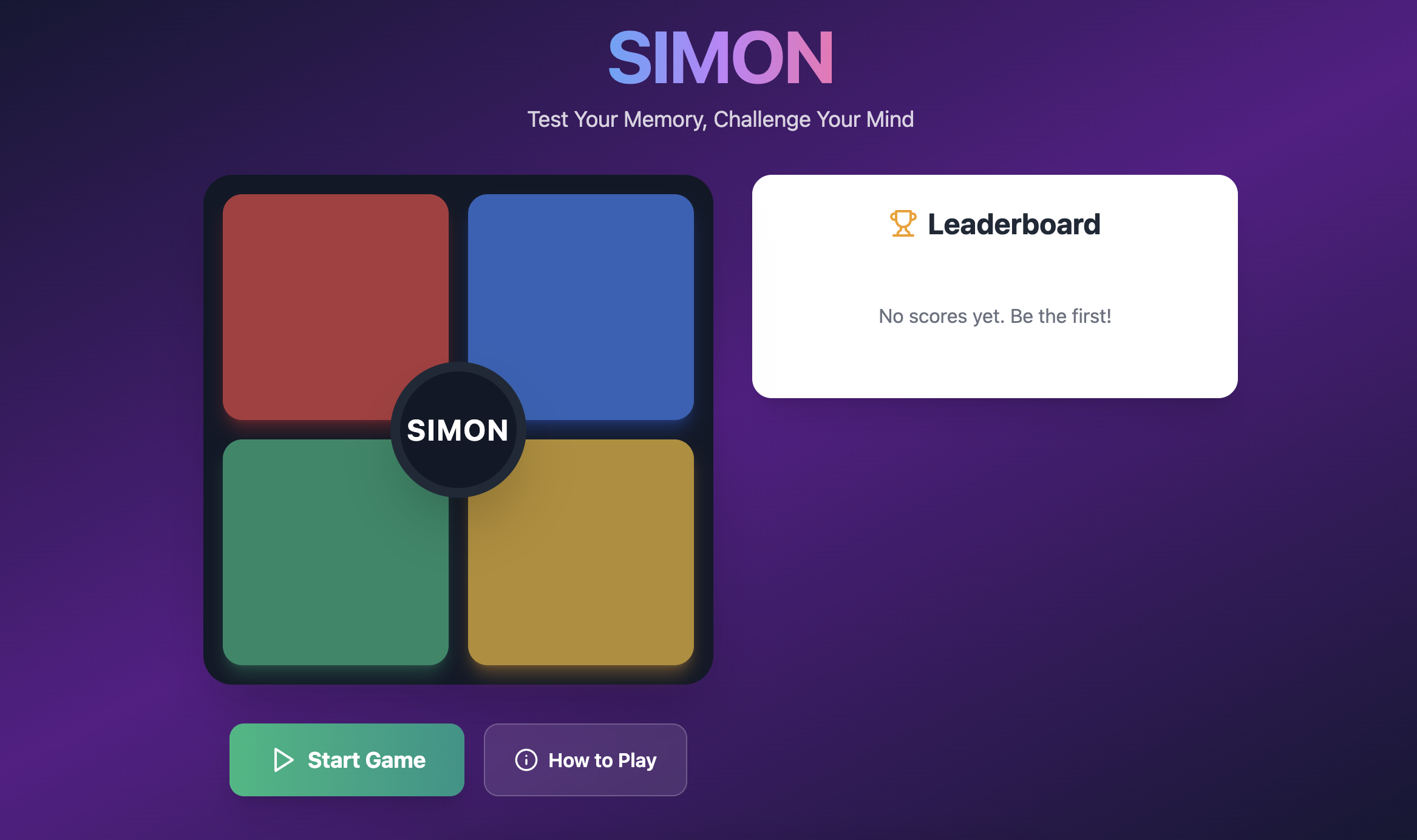 90's Simon Game